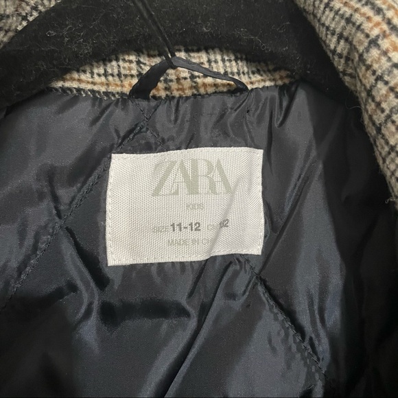 Taupe Brown Plaid Zara Jacket - Picture 8 of 8